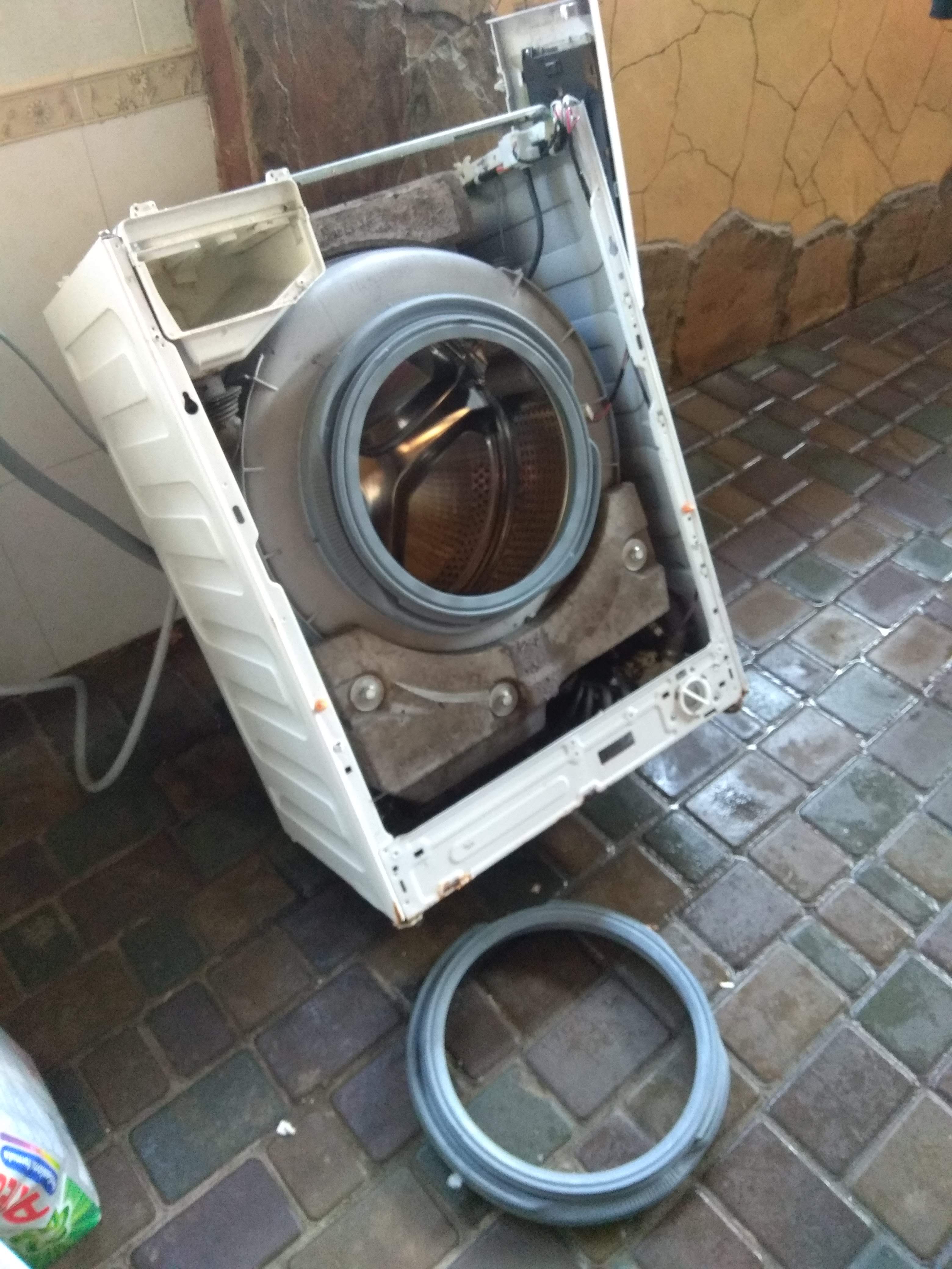 замена манжеты стиральной машины Беко